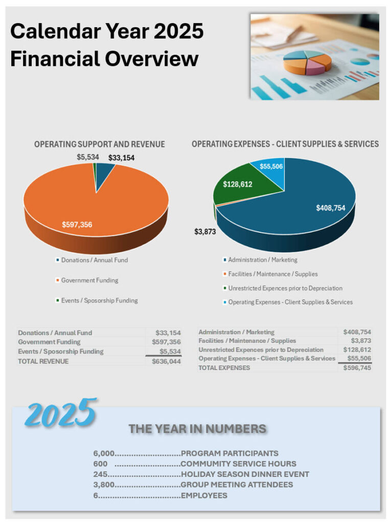 Calendar Year 2025 Financial Overview - read the PDF version for full details